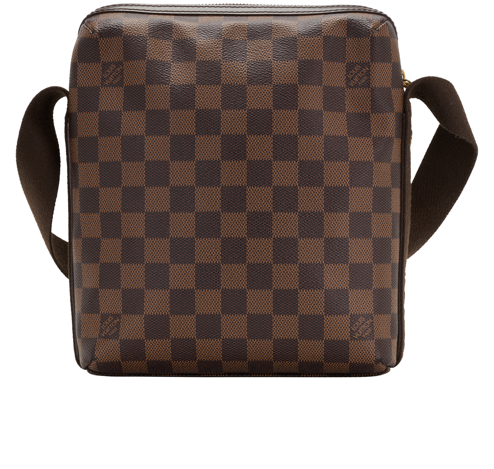Messenger S, &pound;650, Handbags, Brown, Canvas, Back view